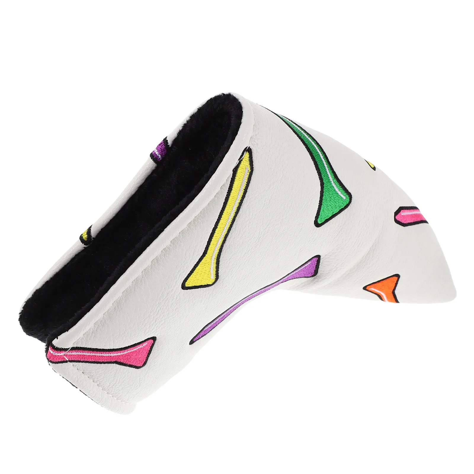 

Golf Driver Head Cover Embroidered Waterproof Soft Lining Wooden Club Protector Rainproof Golf Headcovers Novelty Driver Cover