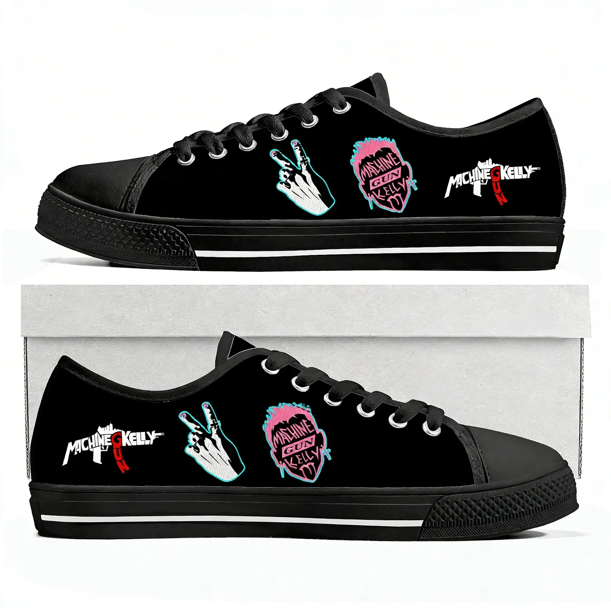 

M-Machine Gun K-Kelly MGK Low Top High Quality Sneakers Mens Women Teenager Canvas Sneaker Casual Couple Hiking Lightweight Shoe