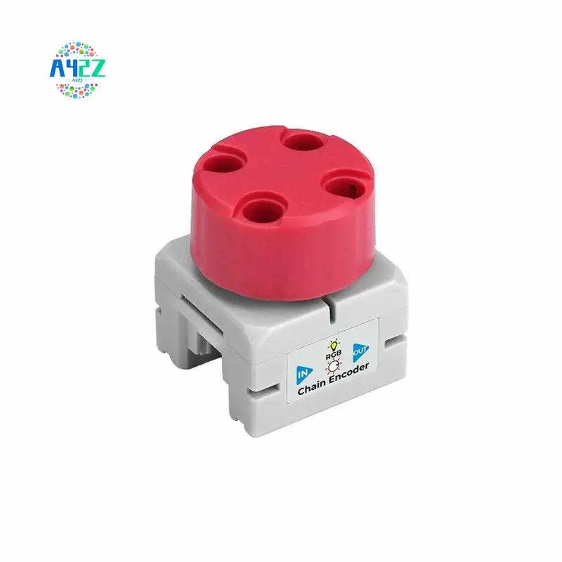 

A42Z-Chain Encoder Rotary Encoding Input Node Module Integrated AB Knob Encoder Programmable RGB LED HY2.0-4P Interface