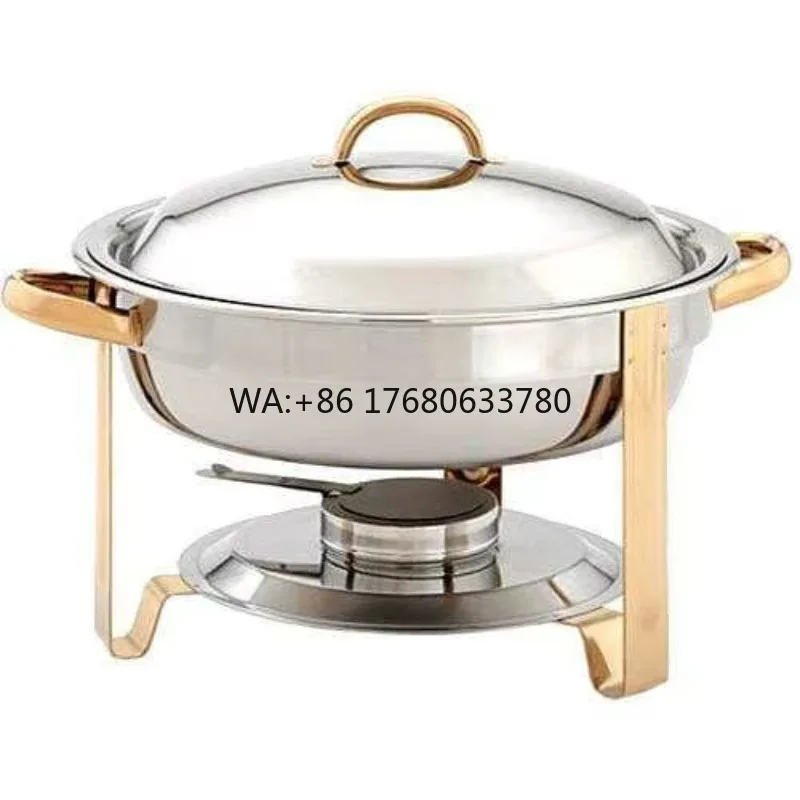 

Serving Metal Chafing Dish Buffet Food Warmer for Wedding Restaurant Use Wholesale Price Sustainable Latest Model Designer