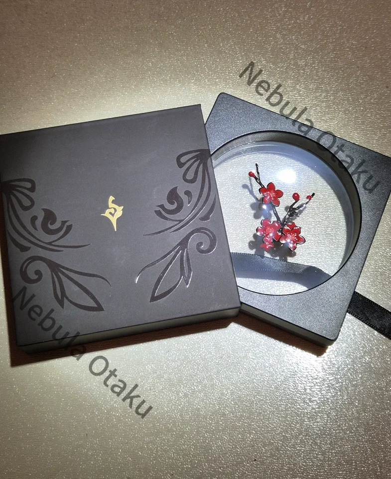 Genshin Impact Hu Tao Theme Impression Series Brooch Decoration Cosplay Official Quality Goods Exquisite Souvenir Gifts Anime
