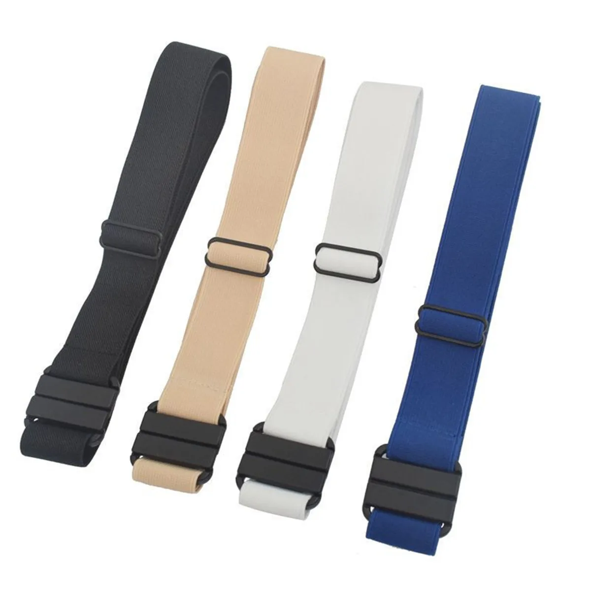 جديد للجنسين مشبك خالية حزام مطاط ل الجينز السراويل فستان تمتد الخصر للنساء الرجال لا مشبك دون مشبك أحزمة الحرة #1