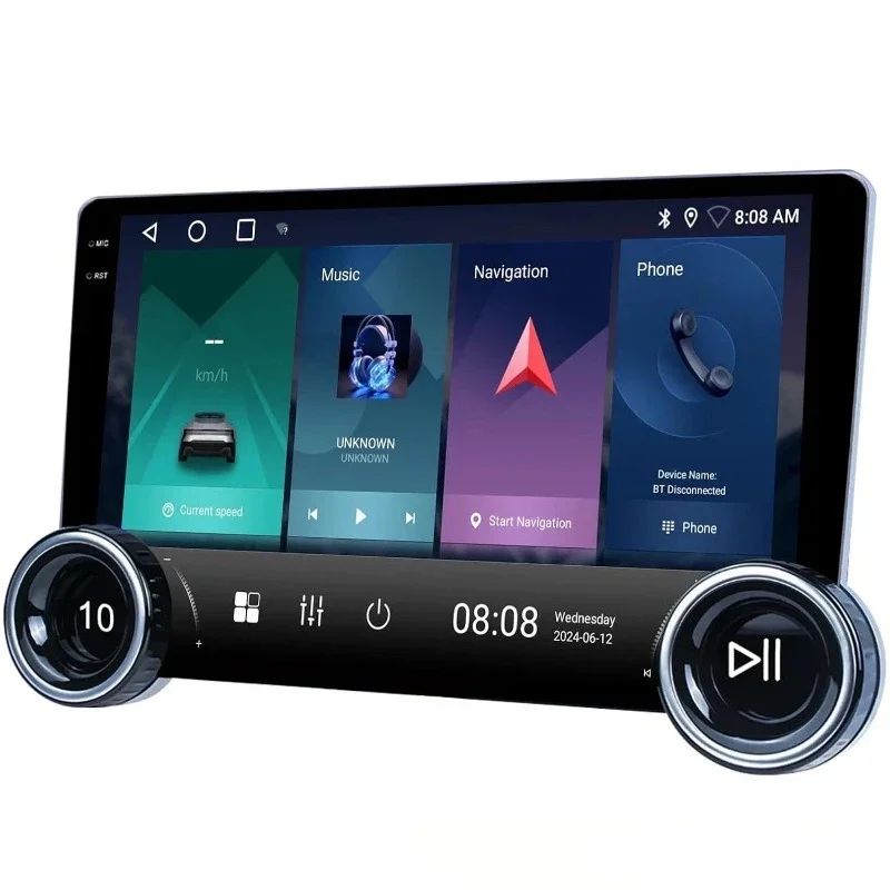 

10.1 inch dual knob car Android navigator MP5