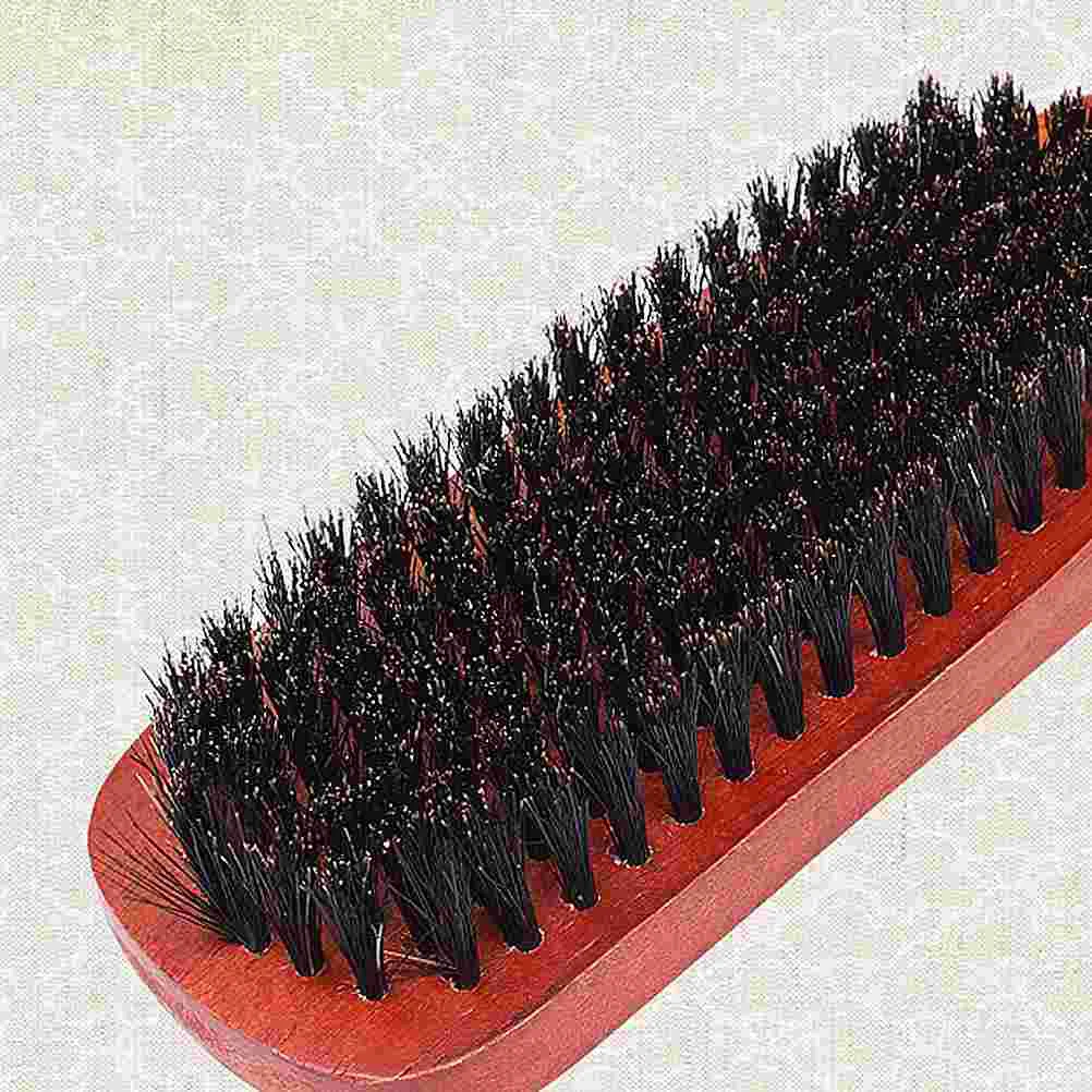 Mens Hair Brush Hairstyling Comb Beauty Tool Care Hairbrush Bristle Black Travel