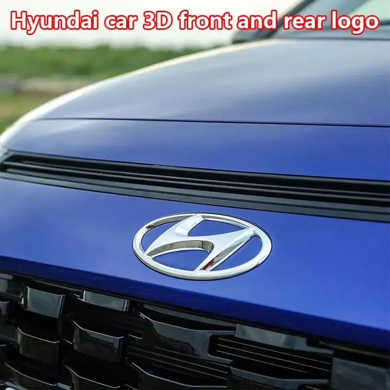 

Декоративная наклейка на переднюю решетку автомобиля Hyundai, эмблема из АБС-пластика, акцентный логотип для Tucson I40 Ix25 Ix35 Elantra Santa Fe Sonata