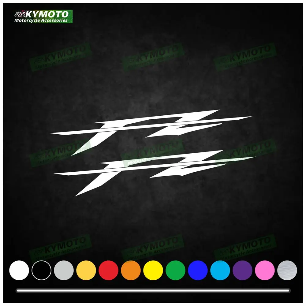 

For Yamaha YZF FZ motorcycle accessories decals fairing decoration helmet fuel tank engine logo reflective sticker