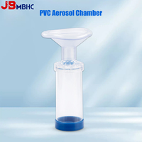 Automizer Spacer Mist Storage Compressor Nebulizer Tank Aerochamber PVC Asthma Inhale Chamber with Mask Cup for Adult Child Pet