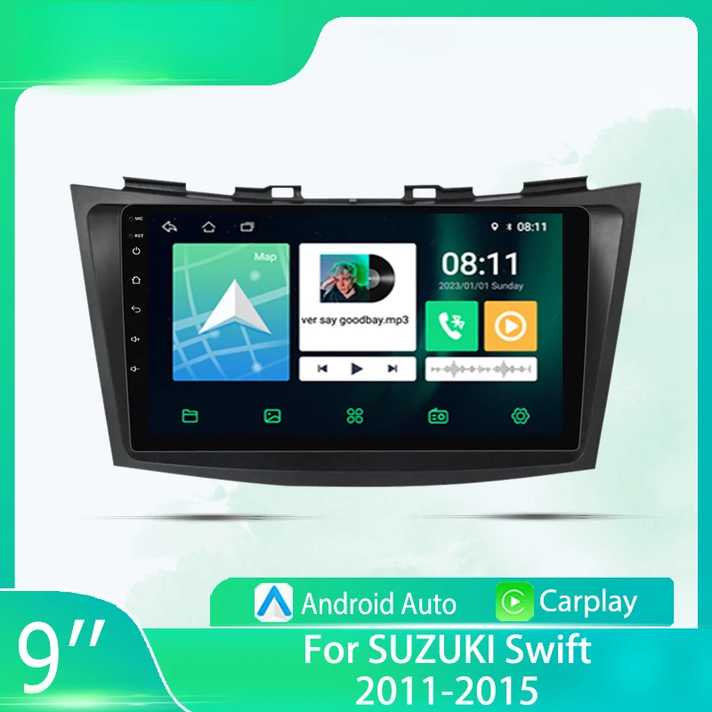 

For SUZUKl Swift 11-15 Car Multimedia Player Android Car Player GPS WIFI Carplay 4G Car Radio Navigation Stereo Car Electronic