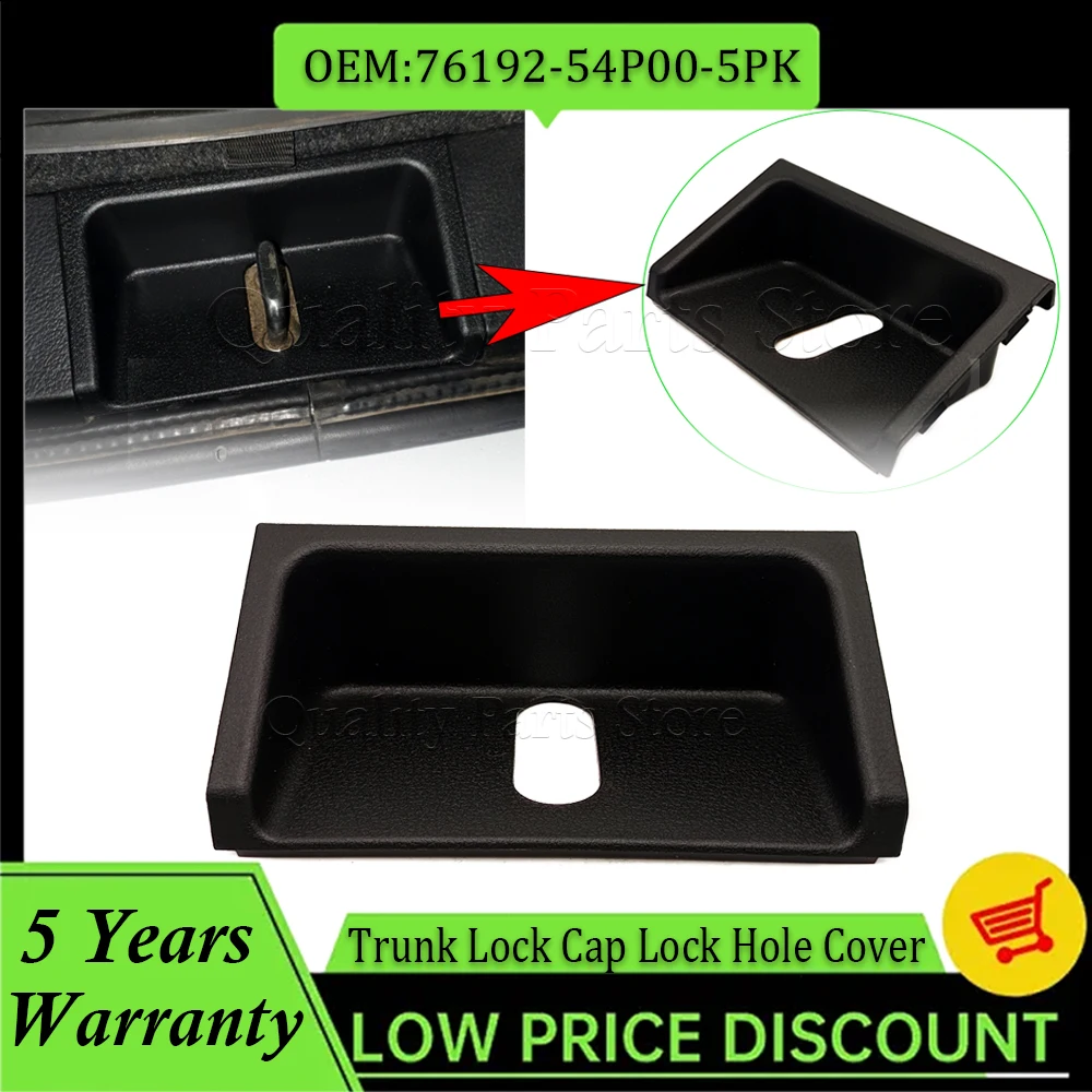 Rear Trunk Lid Lock Cap Hole Cover For Suzuki New Vitara 2015 2016