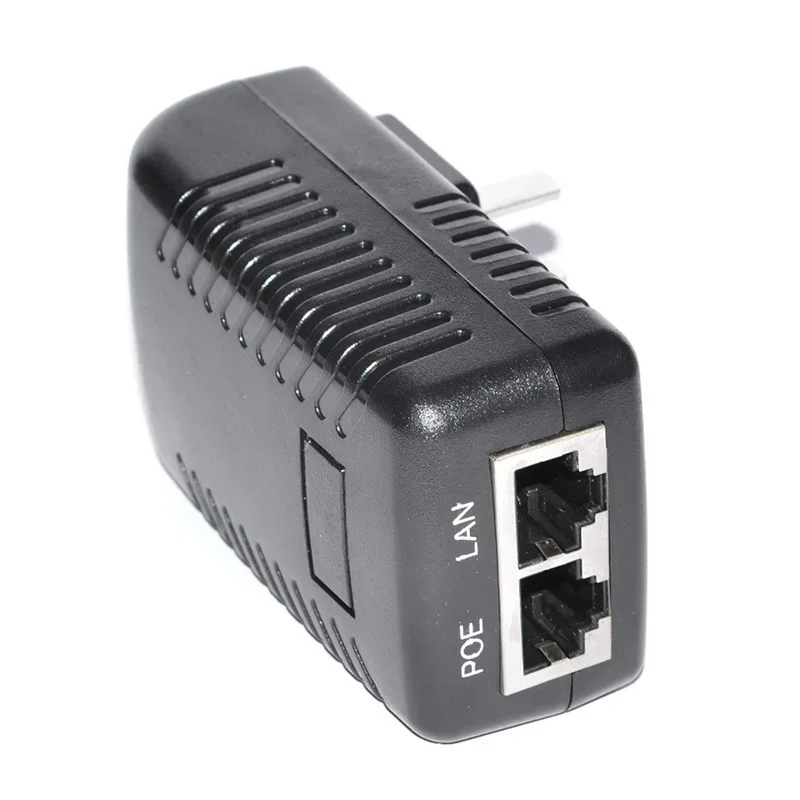 CCTV Security Surveillance PoE Power Supply 48V 0.5A 24W POE Wall Plug POE Injector Ethernet Adapter Phone US EU Plug