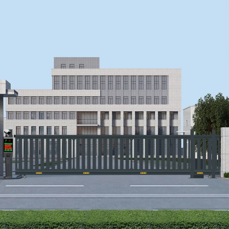 custom.Automatic Commercial Fence Cantilever Sliding Gate Retractable Aluminum Alloy Gate Latest Sliding Entrance Gate
