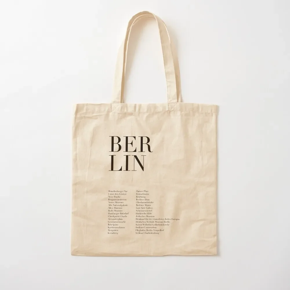 

Berlin Tote Bag sac pour femme custom tote bag shopping trolley bag Shopper