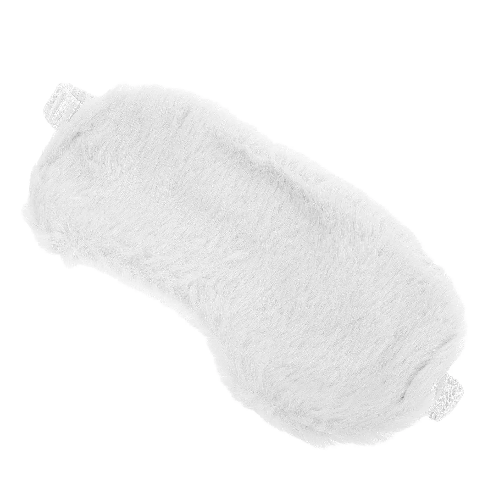 Mask Rabbit Hair Eye Cover Cute Warm Comfortable for Sleeping Travel Naps Relaxation Sleepover Party Night Blindfold