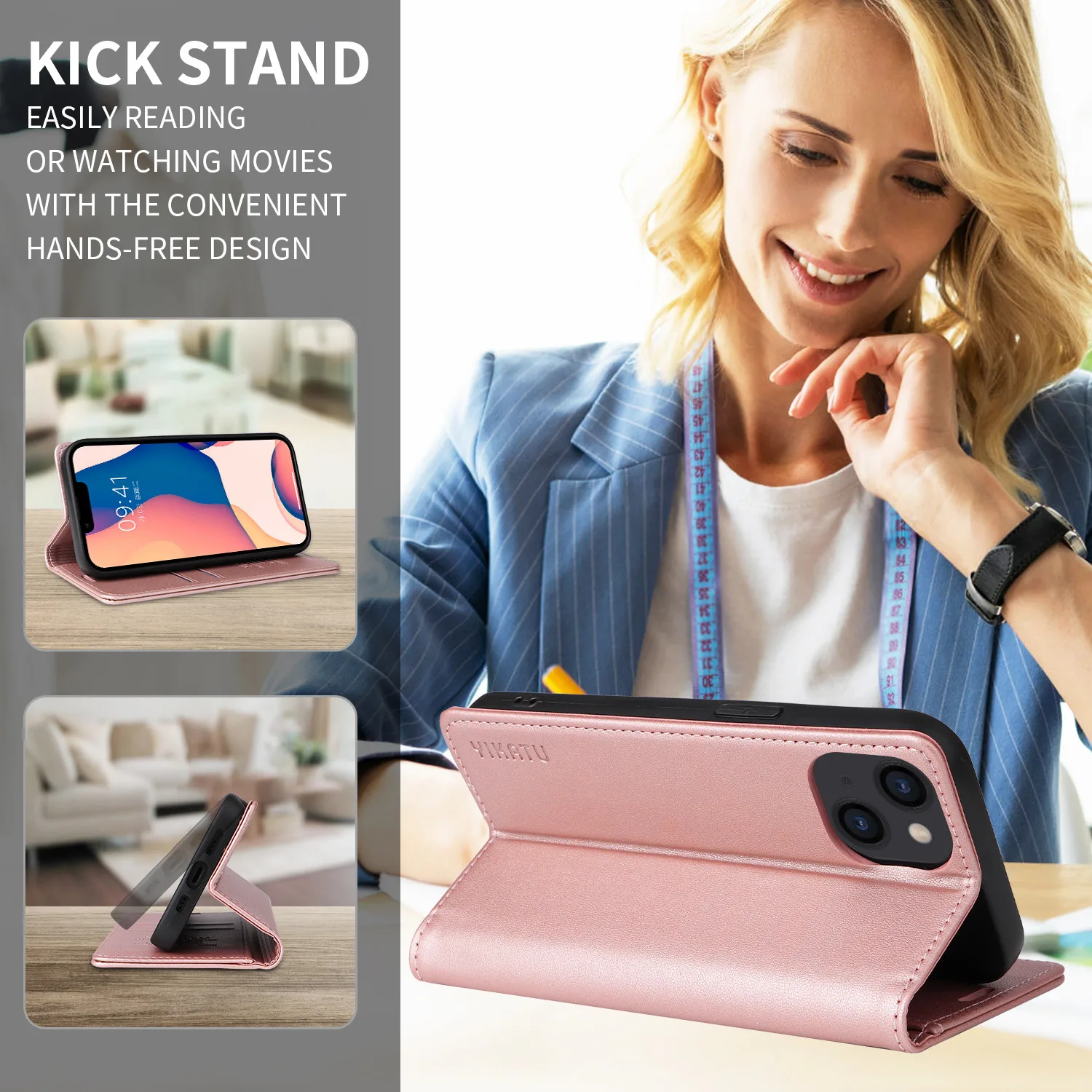 Leather Flip Phone Case For iPhone Air 17 16 15 14 Plus 13 Pro Max 11 Pro 12 XR X XS Max Luxury Magnetic Wallet Protect Cover