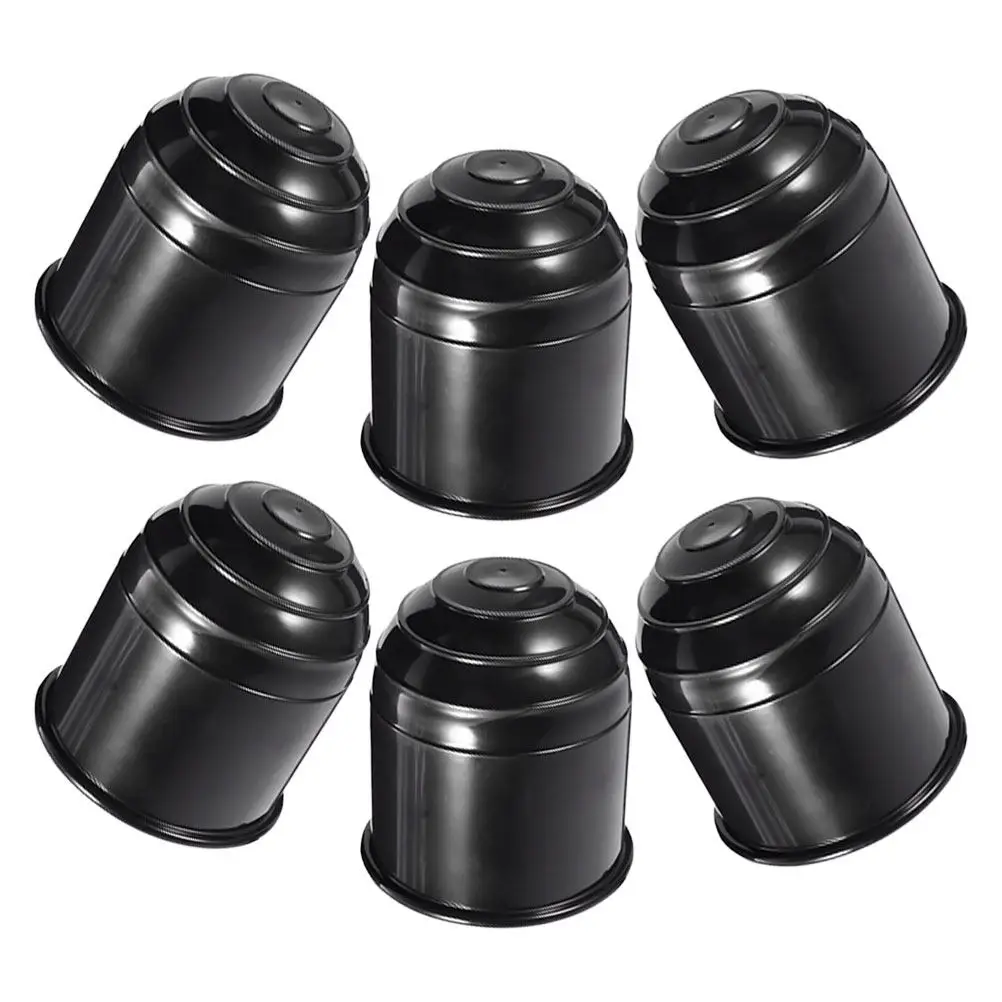 

6pcs Hitch Ball Covers Universal For Rv Trailer Towing Durable Elastic Design Easy Install Lightweight Portable Trailer Hitch