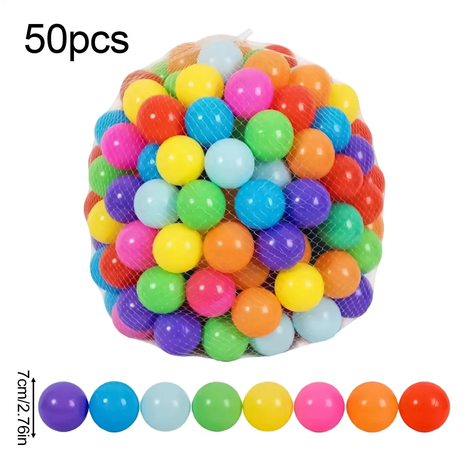 50 pçs bola de esporte ao ar livre colorido água macia piscina oceano onda bola bebê eco-friendly estresse bola de ar tenda brinquedos para crianças