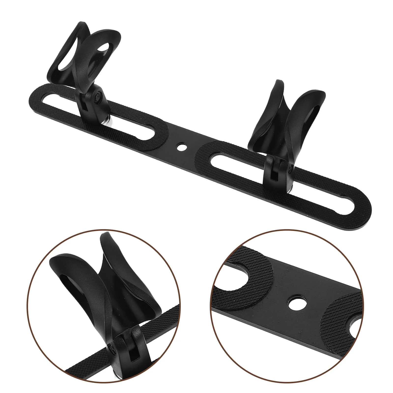 

1Set Durable Multimicrophone Holder Adjustable Aluminum Pole Bracket Mic Stand Accessories for Conferences Microphone Bracket