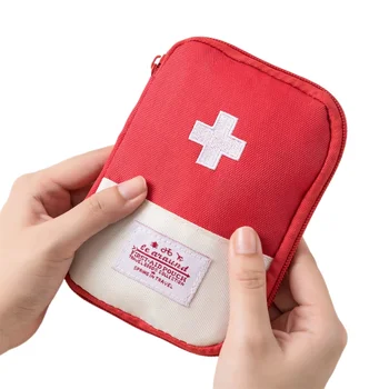 Trousse médicale portable pour la maison, trousse de premiers soins en plein air, sac de rangement de médicaments, scellé, étanche, hler, respectueux de l'esprit, tri