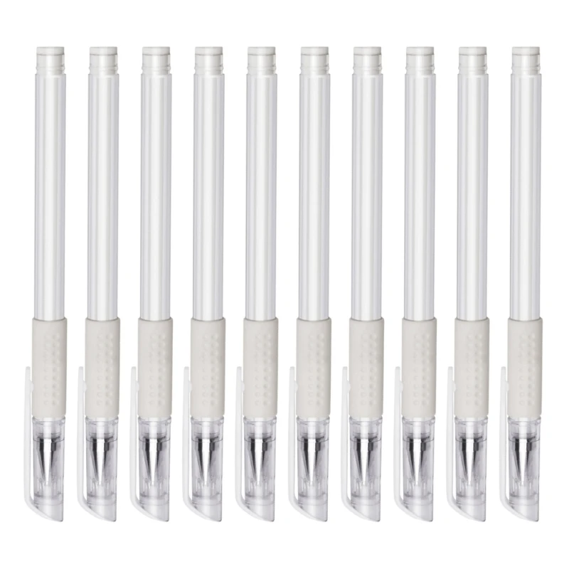 10x Skin Marking Pen Permanent Makeup Pen Sterile White Surgical Skin Marker Positioning Pen for Skin Lip Drawing Dropship