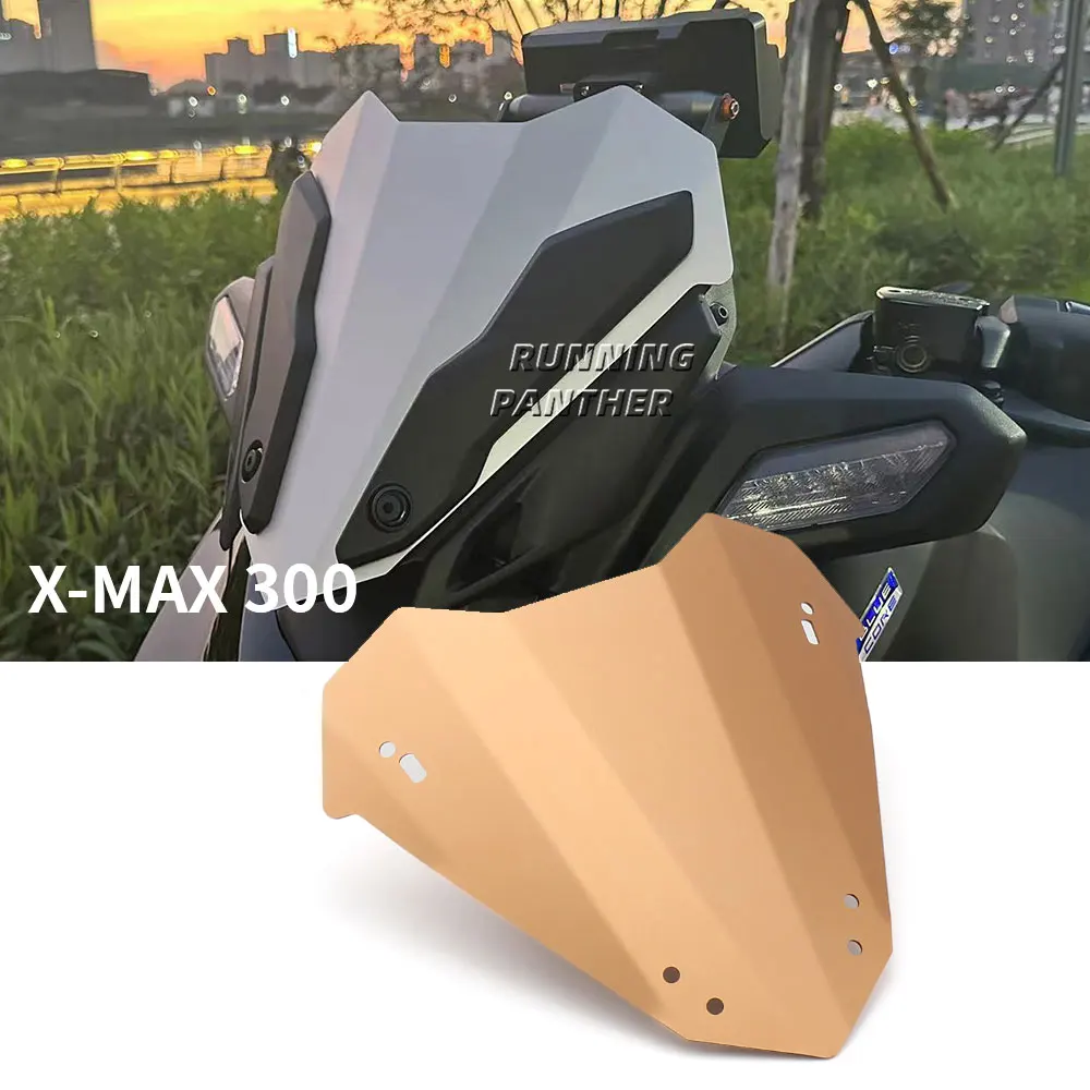 

X-MAX 300 2023 Windshield Aluminum Wind Deflector Windscreen Fairing Wind Screen Motorcycle For Yamaha X-MAX300 XMAX 300 XMAX300