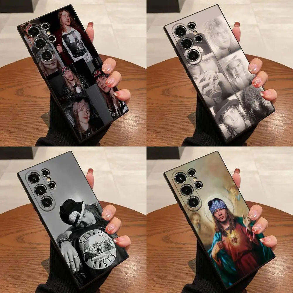

G-Guns N A-Axl Rose Roses Phone Case For Samsung S25,S24,S21,S22,S23,S30,Ultra,S20,Plus,Fe,Lite,5G Black Box