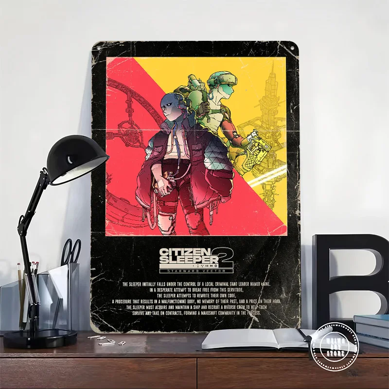 Citizen Sleeper 2 Metal Poster Perfect Gift for Fans Lovers Customized Wall Art Metal Sign for Vintage Retro Decoration Room