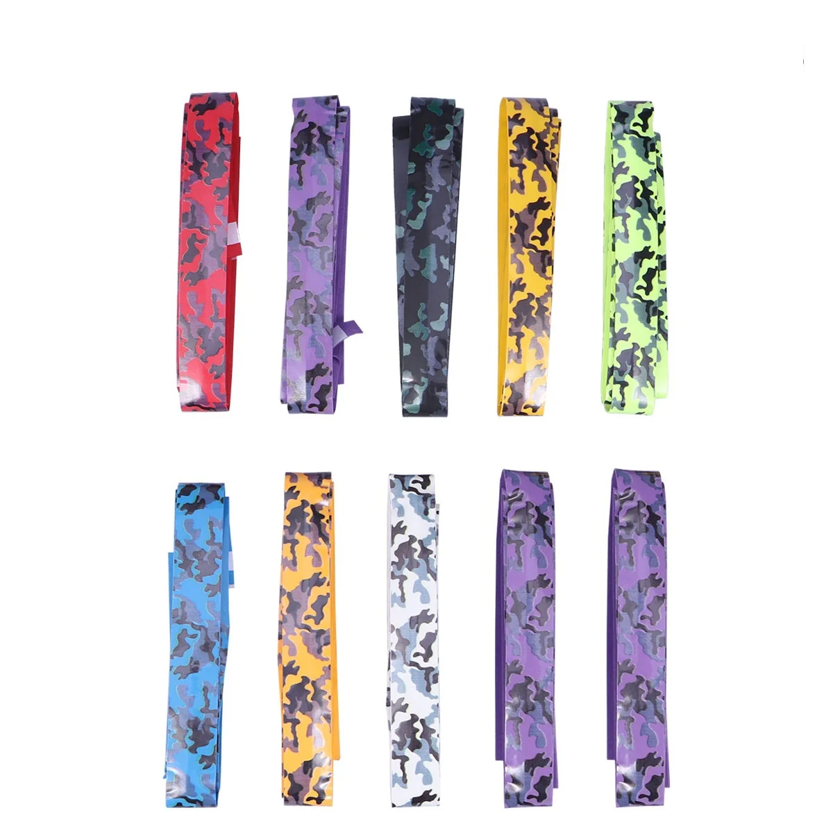 

10Pcs Tennis Badminton Racket Grip Tape PU Soft Anti Slip Overgrip for Squash Fishing Rod Jump Rope Moisture Absorb Grip