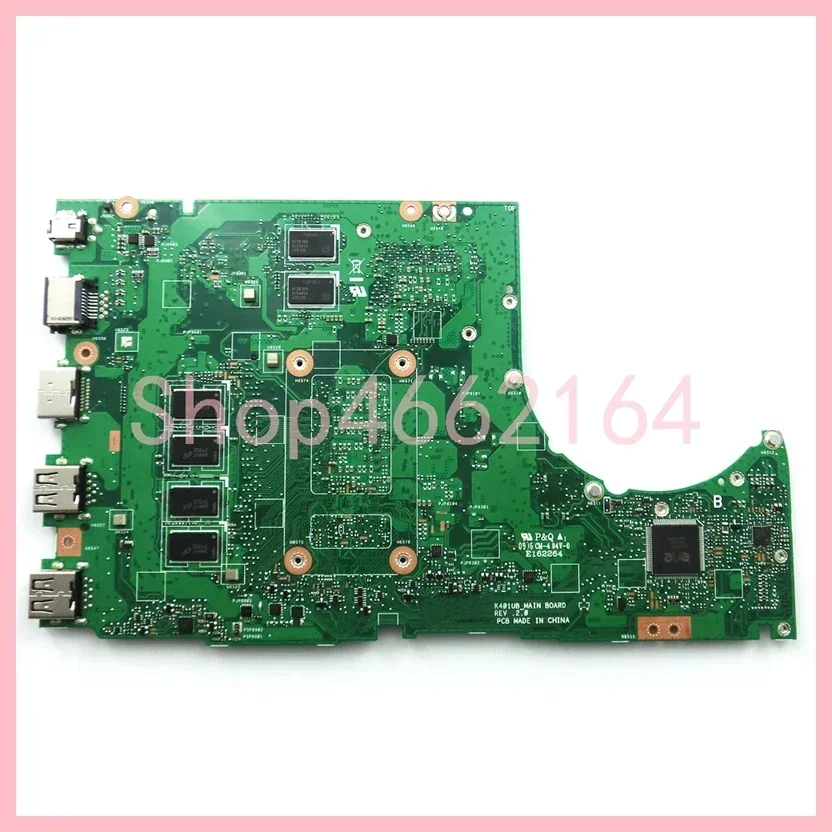 K401UB with i3 i5 i7-6th Gen CPU 940M-V2G GPU 4GB-RAM Laptop Motherboard For ASUS K401U A401UB K401UQ K401UB K401UQK Mainboard