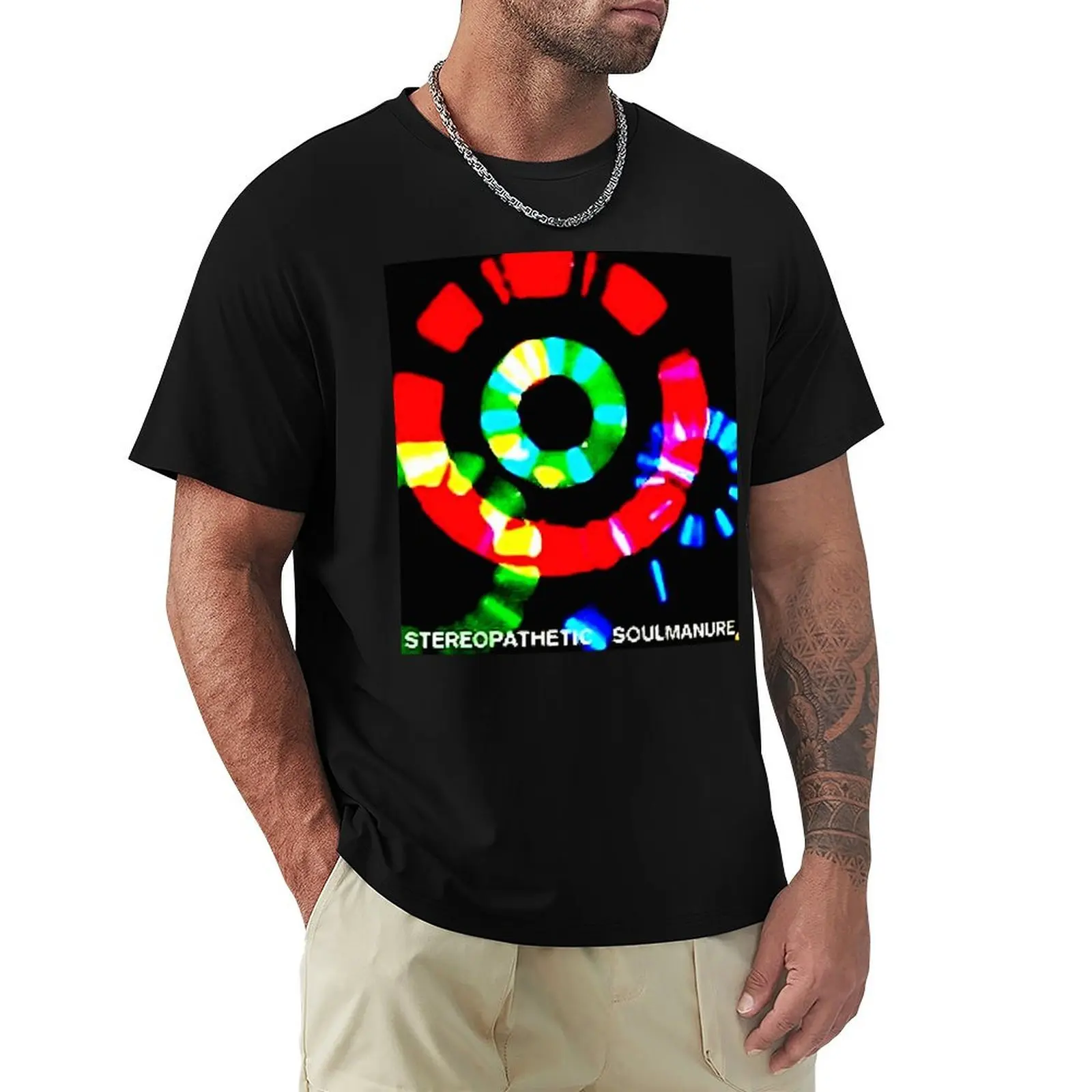 

Stereopathetic Soulmanure album color circle T-Shirt new gifts and t-shirts men clothings
