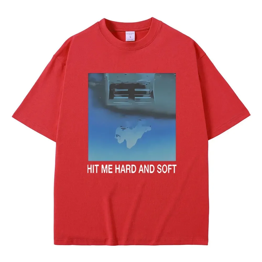 Hit Me Hard and Soft 2024 Tour Tshirt Men Women Fashion Trend Singer Same Style Graphic Print T Shirt Men\'s Oversized T-shirts