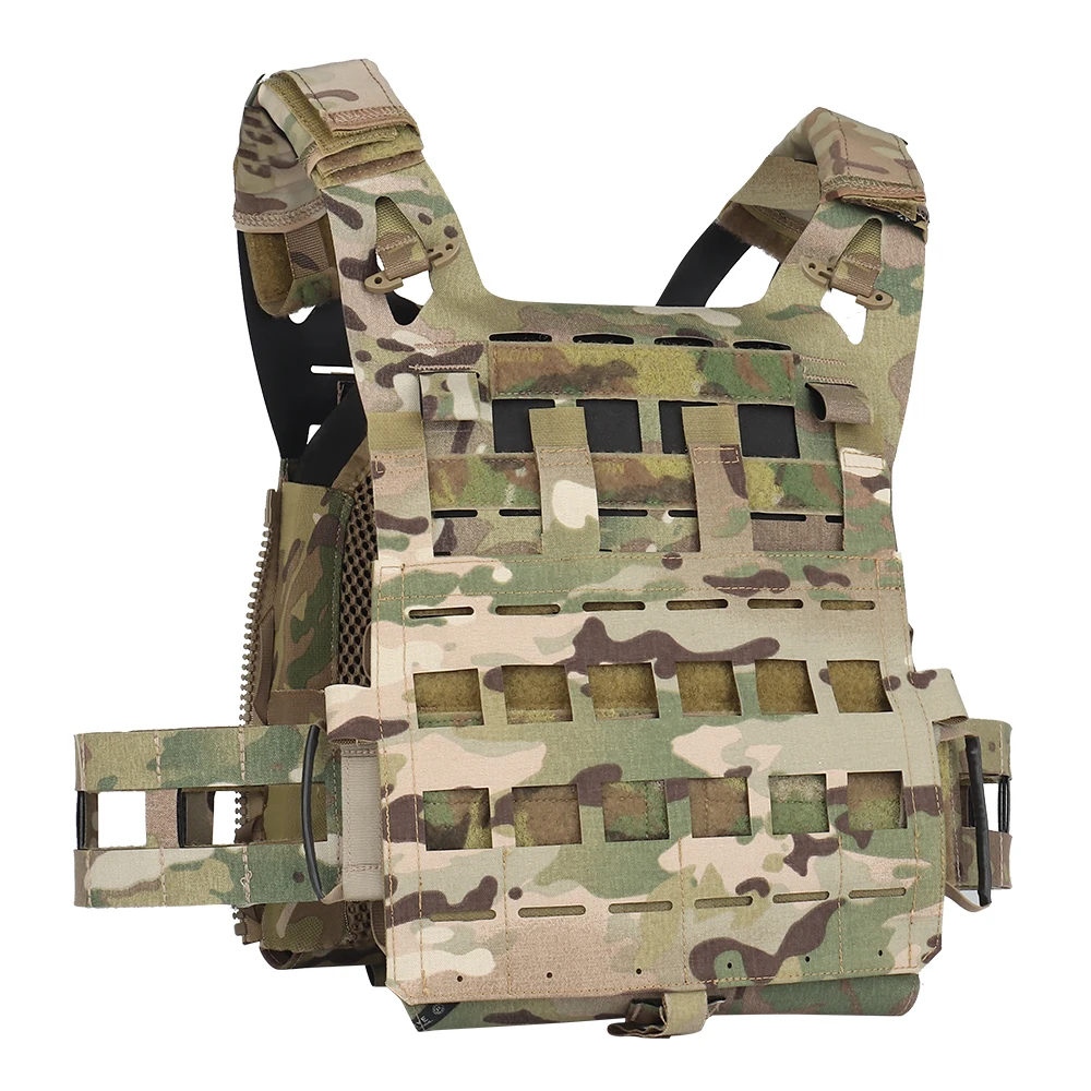 Tactical Plate Carrier SPC Vest Laser Cut Molle Lightweight Humting Militar Training Airsoft Paintball Wargame Combat Chest Rig