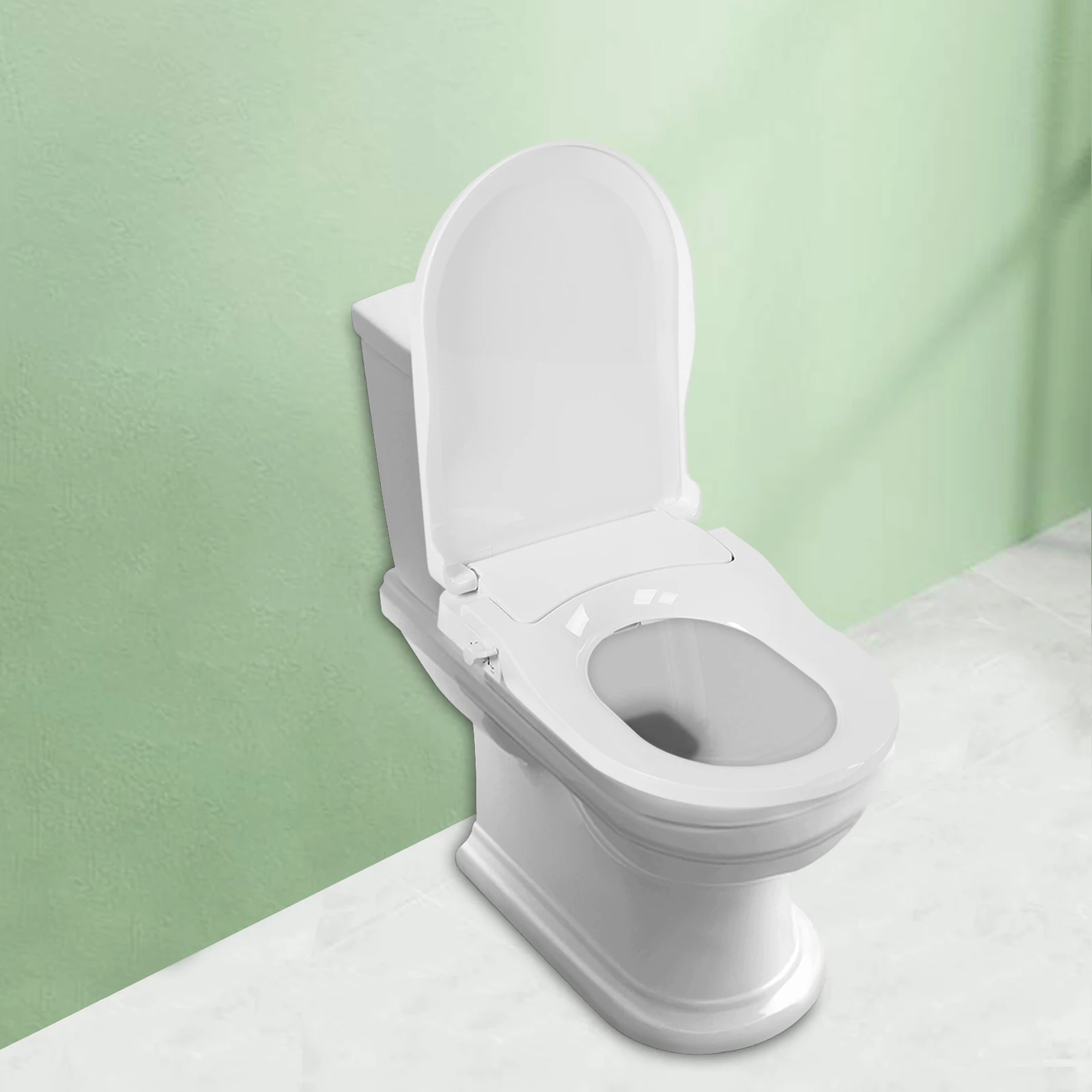 Non-Electric Toilet Seat Bidet Bathroom Fresh Water Spray Clean Seat Attachment Bidet Sprayer