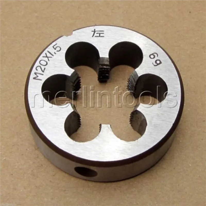 1PCS  Metric Left Hand Thread Die M11 M14 M15 M18 M20 M22 M25 M27 M29 Pitch 1.0/1.25/1.5mm Thread Cutting Die Mold Processing