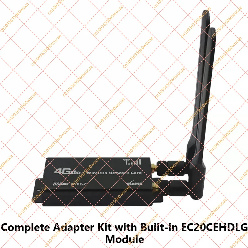 Mini PCIe Adapter with Base Housing, Compatible with Quectel EC20CEHDLG & EC20CEFILG Modems
