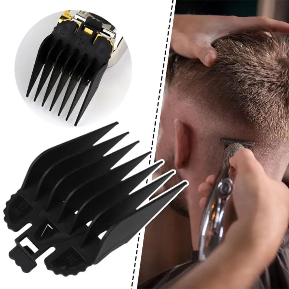 

8 шт., машинка для стрижки волос, расческа с ограничением стрижки, электрические ножницы, специальный рукав для карт, штангенциркуль, многофункциональная ограничительная расческа для машинки для стрижки волос