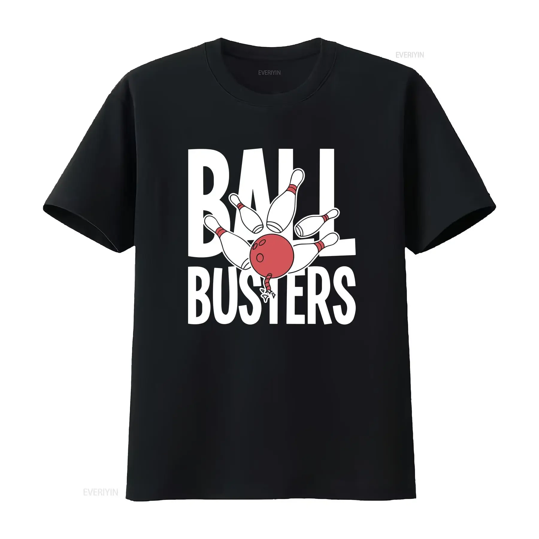 

Bowling Lover T Shirt Bowler Team Ball Busters vintage Washed homme Stretched Comfortable graphic Soft fashion