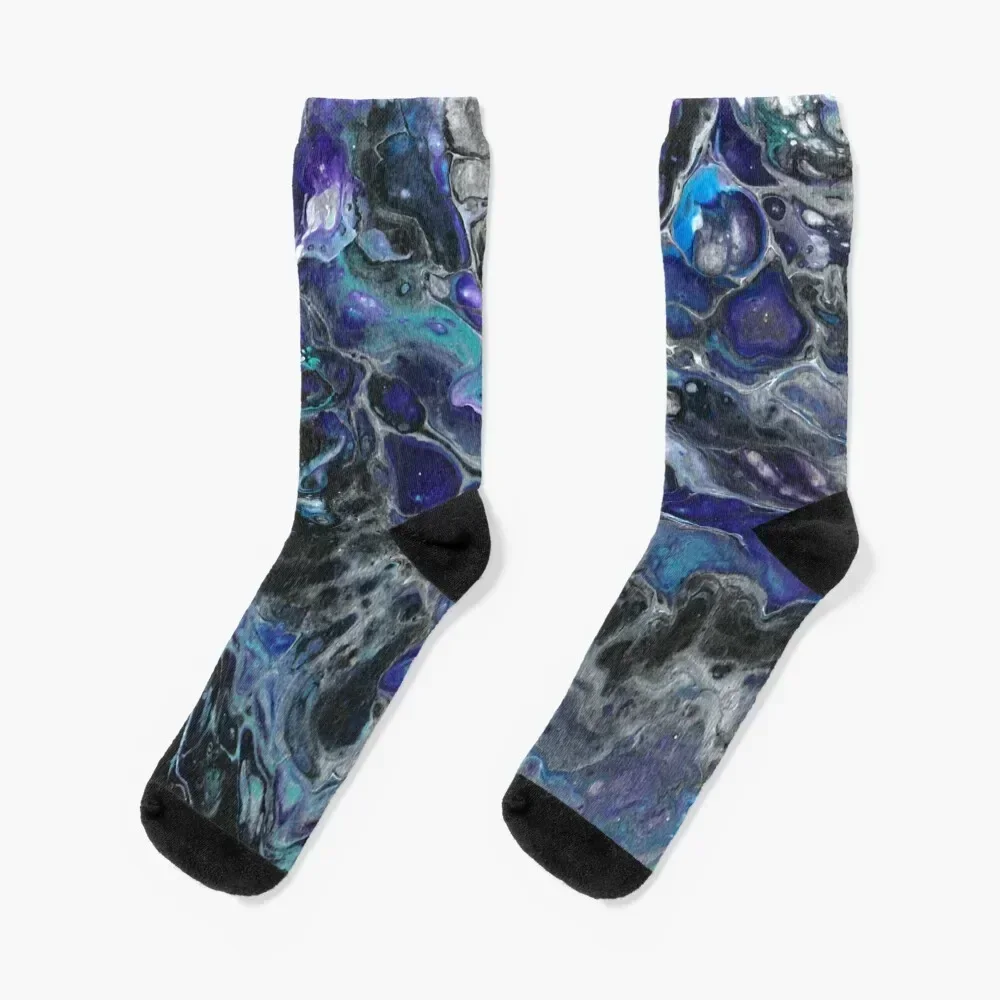 

Носки Oil Slick Футбольные забавные носки для спорта и отдыха, цветные носки для девочек, мужские