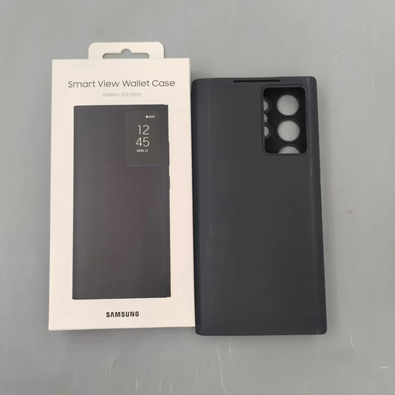 Samsung Galaxy S23 Ultra 5g S-View Wallet Case High Quality Leather Flip Cover For S23Ultra SM-S918B Full Protective Shell & Box