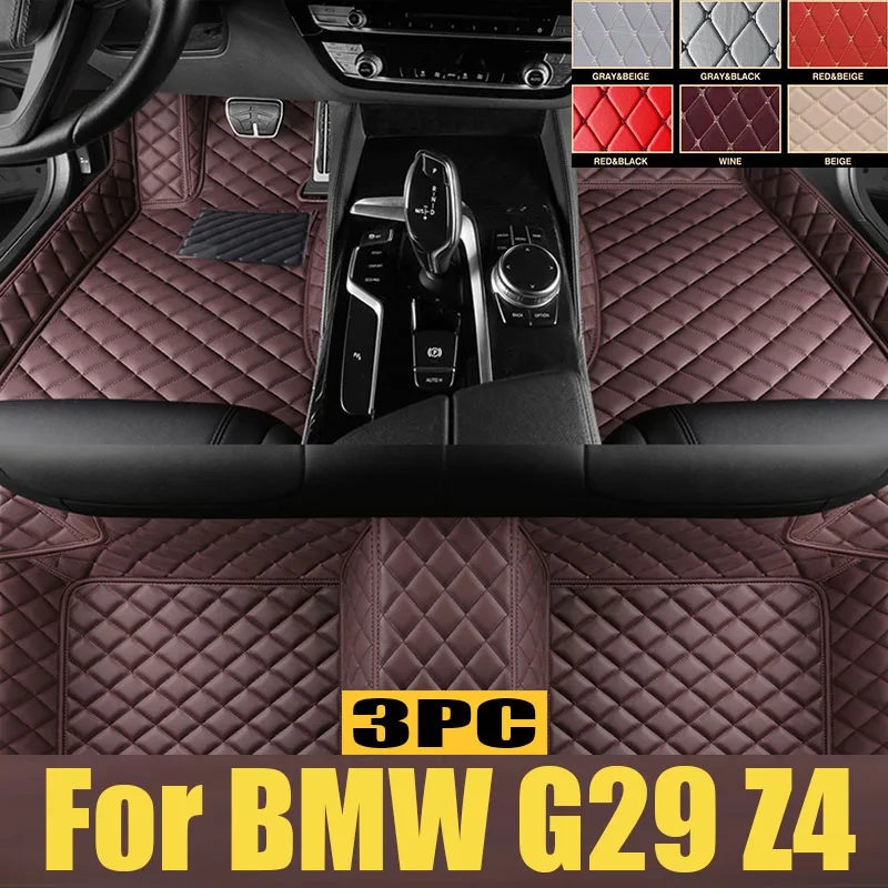 

Artificial Leather Custom Car Floor Mats for BMW G29 Z4 2018-2023 Year Interior Details Car trunk mat