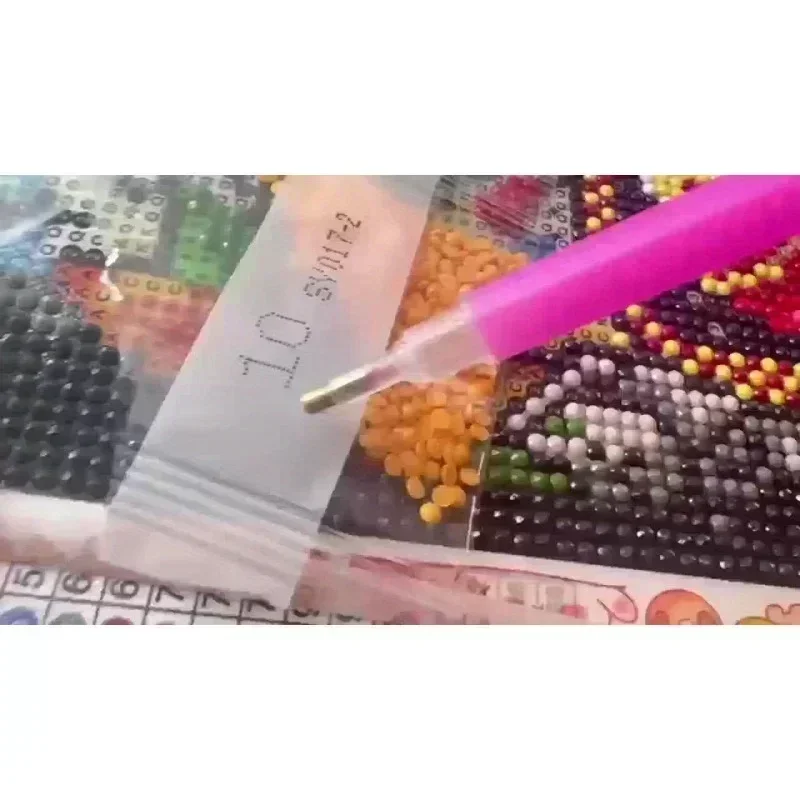 MINISO فيلم رعب موضوع التطريز اليدوية DIY القوطية الرعب 5D DIY مربع ومستدير الماس طقم الطلاء ديكور المنزل #4