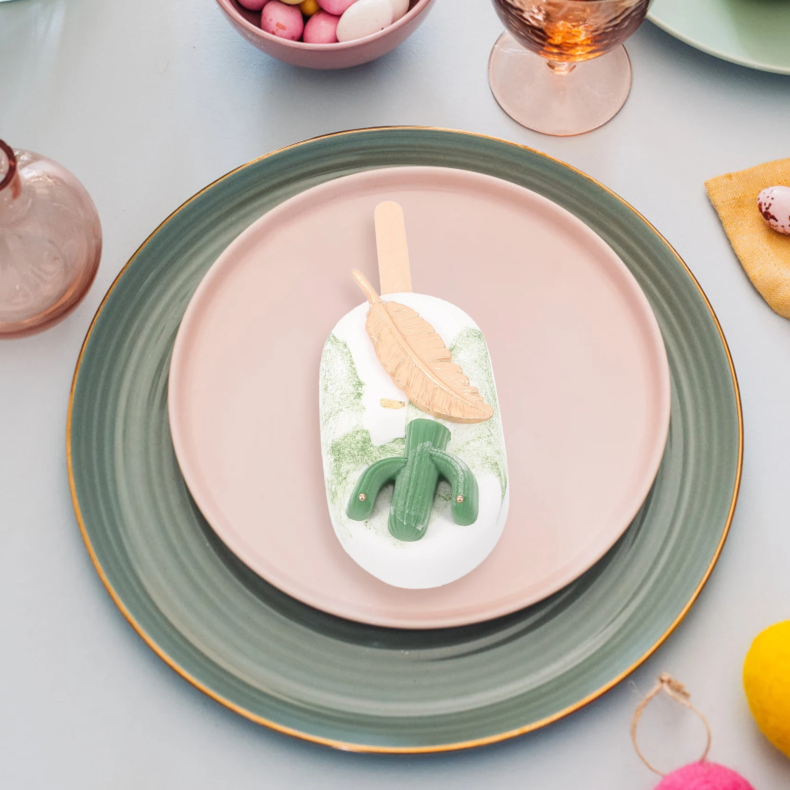 

Hawaii Party Simulated Cake Decorations Fake Ice Cream Artificial Dessert Model for Food Display Photography Props Ice