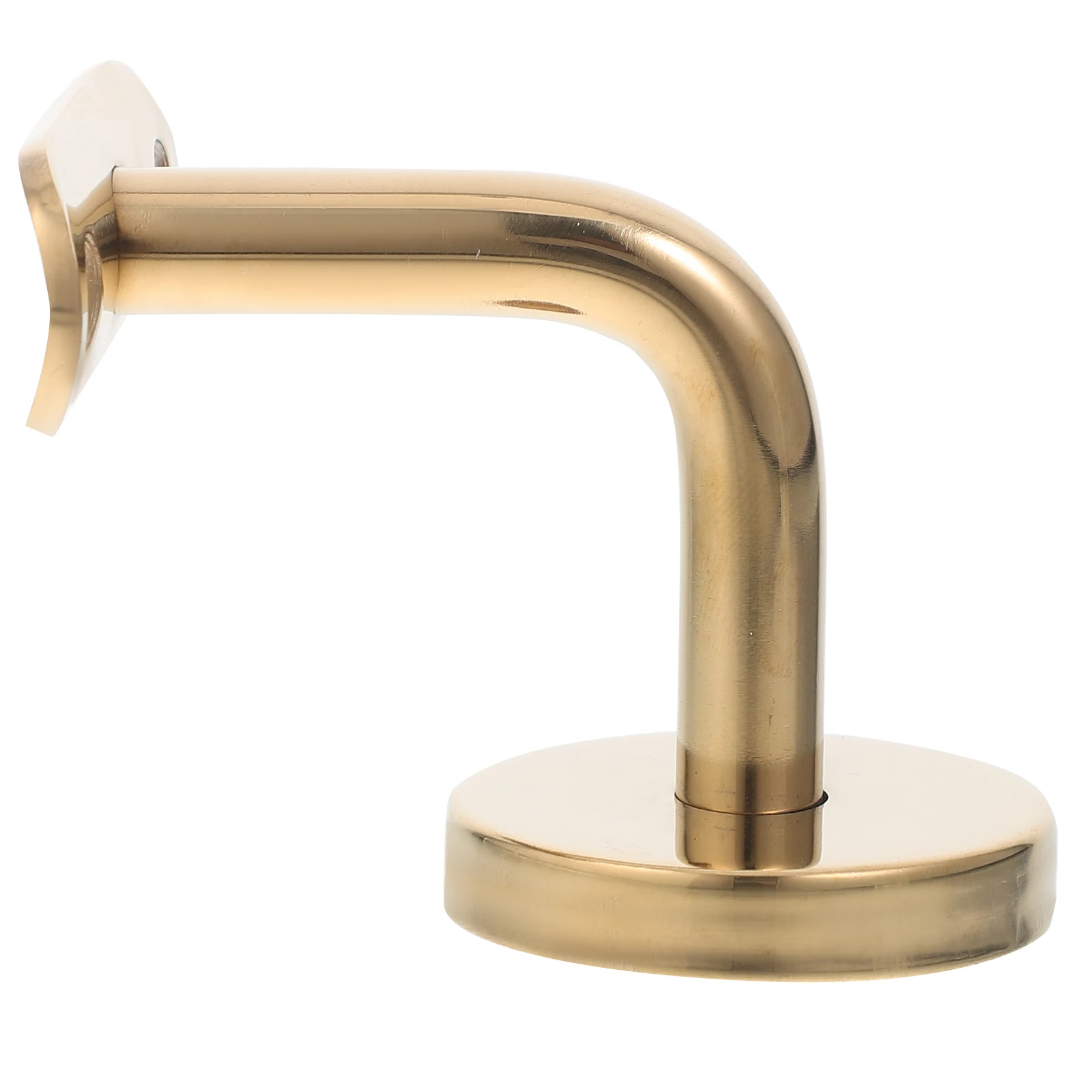 

Stainless Steel Handrail Brackets Golden Color Indoor Outdoor Durable for Staircases Bathrooms Spiral Kits Wall Supports