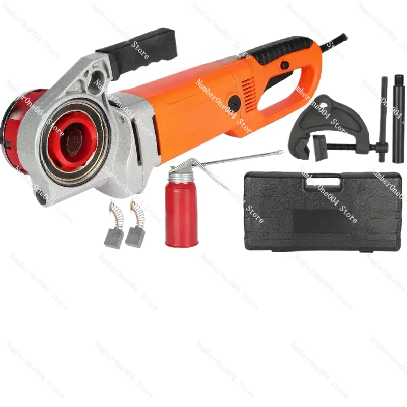 2000W Portable Hand-Held Electric Pipe Threading Machine  Household Hinged Plate Galvanized Pipe Threading Tool