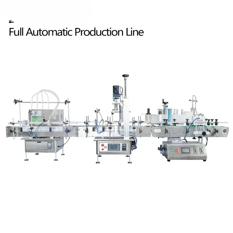 سطح المكتب التلقائي السائل ملء السد وتحديد المواقع آلة وضع العلامات عصير النفط زجاجة بلاستيكية غطاء المسمار منقار البط #6