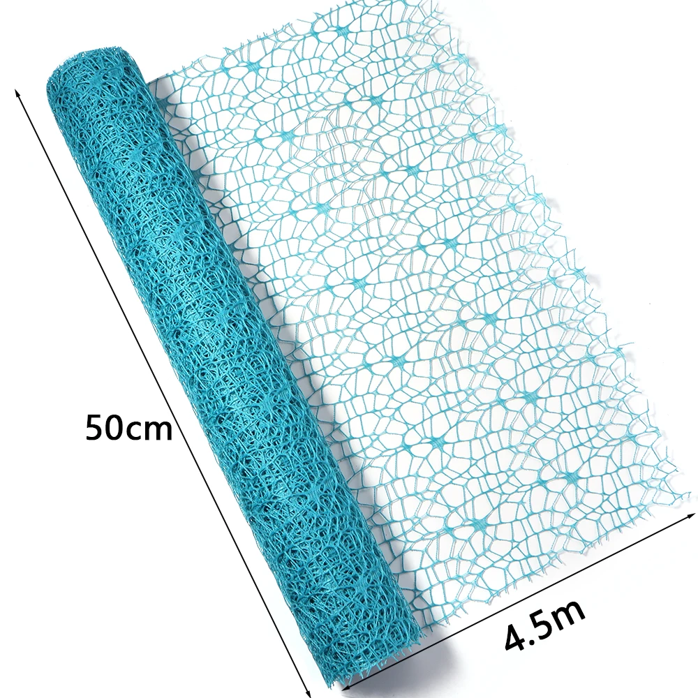 Flower Wrapping Mesh Paper Irregular Hollow Net Wrapper Floral Bouquet Paper Fresh Flower Packaging Sheet Florist Wrap Supplies