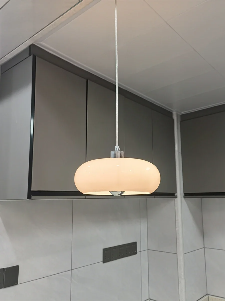 

Pre-loved vintage chandelier original Bauhaus glass chandelier Nordic dining room bedroom bedside atmosphere chandelier