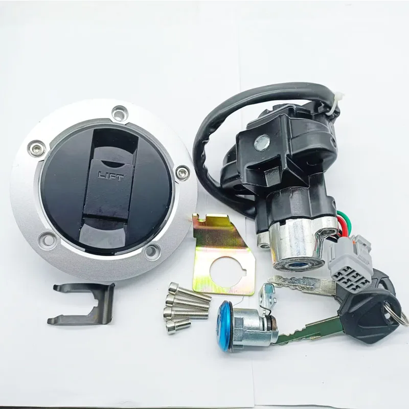 Ignition Switch Gas Cap Seat Lock Key Set ForSuzuki GSF650 Bandit 650 2005-12/GSF1200S Bandit S 2006/GSX650F Katana 650 2008-11