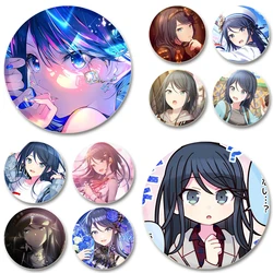 Leoneed Band Hoshino Ichika Brooches Cosplay Cartoon Singer Badge Creative Cute Enamel Pins for Backpack Jewelry Hat Accessories