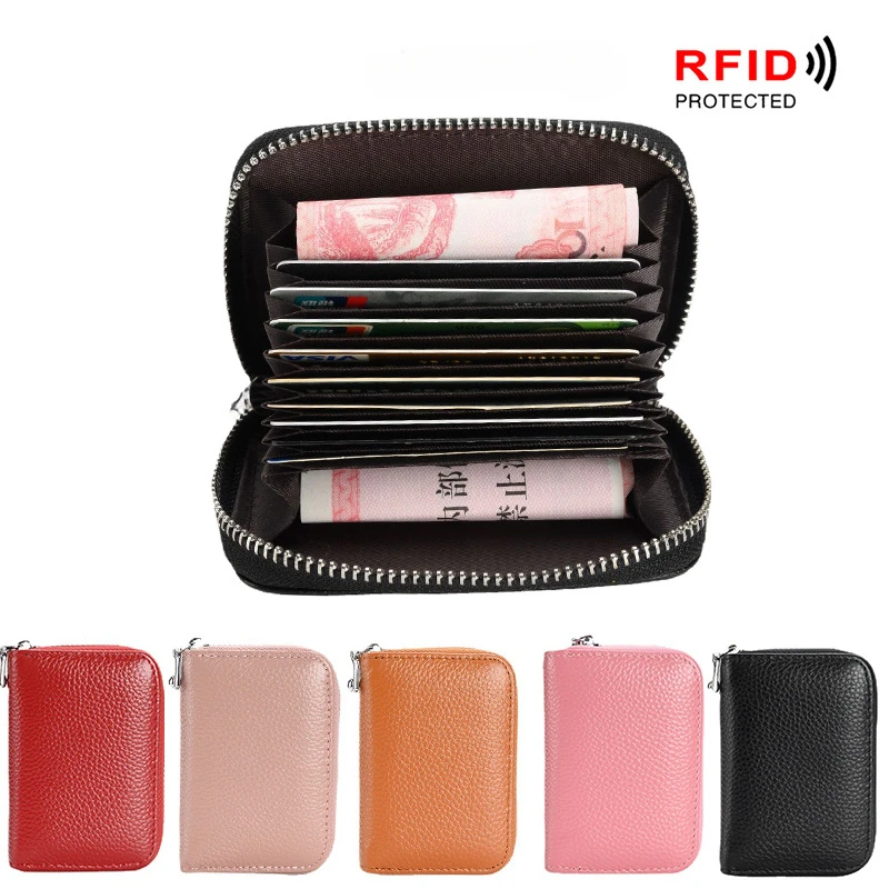 

Мужские и женские кошельки из воловьей кожи на молнии