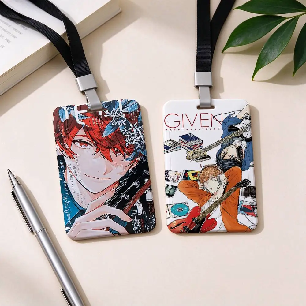 Anime G-GIVEN NFC Contactless Sliding Card Sleeve For Student Cards, Bus Cards, ID Cards, And Work Permits